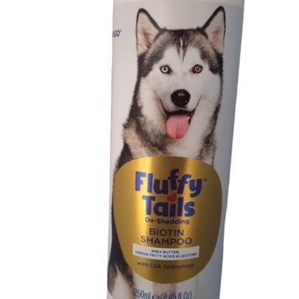 fluffy tails de-shedding biotin shampoo